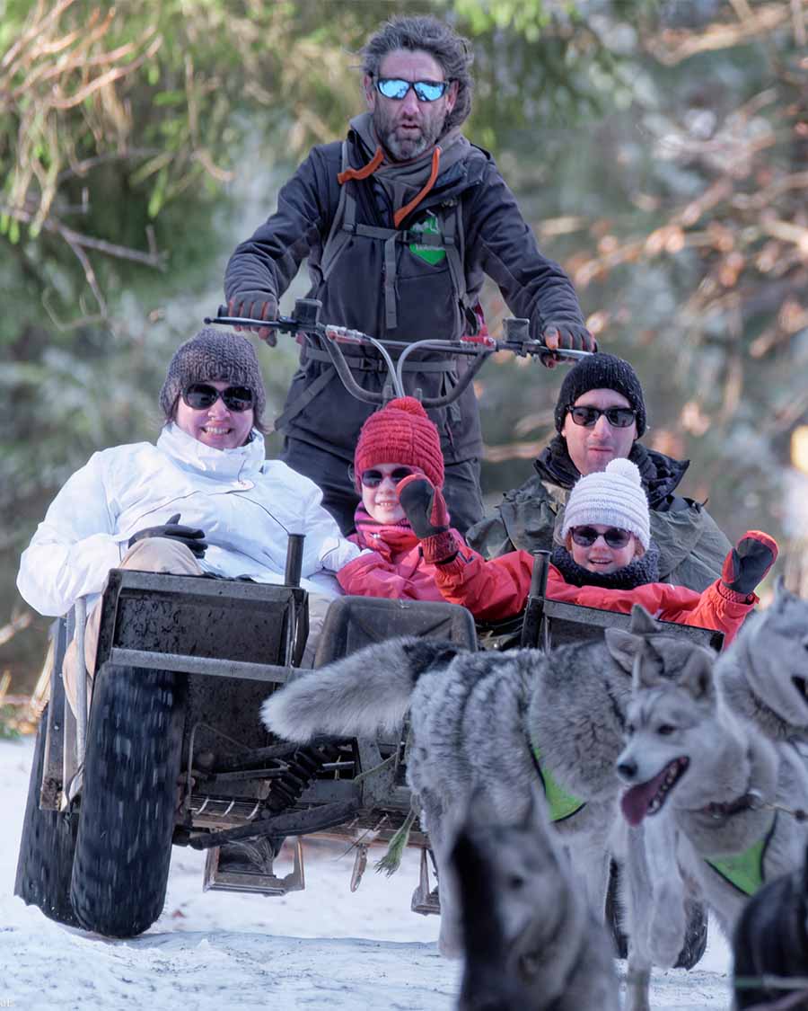 Cani Kart à Super Besse dans le Sancy avec Auvergne Traineau