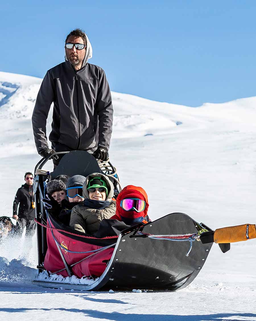 Balade en Traineau à Super Besse dans le Sancy avec Auvergne Traineau